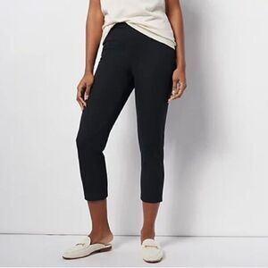 Isaac Mizrahi Black Cropped Pants